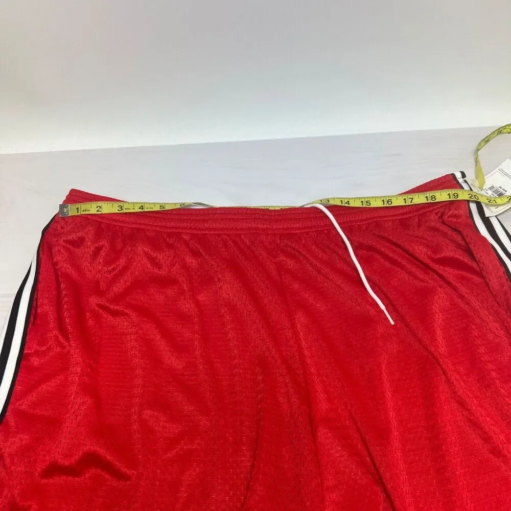 Champion New Men's Red Shorts Size 3XB Big & Tall With Pockets Gym Athletic Mesh